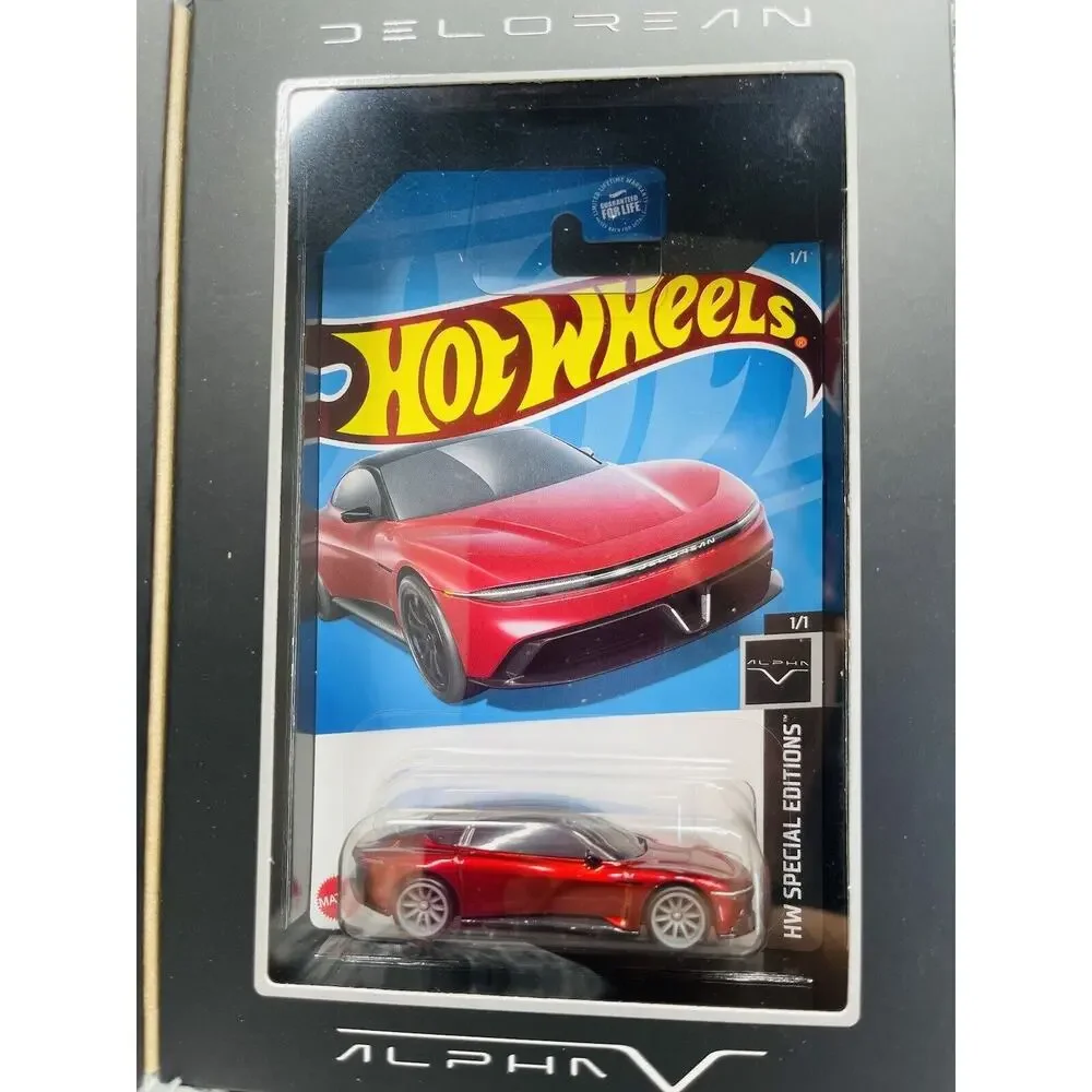 Mattel Creations Hot Wheels x DeLorean DMC-12 & Alpha5 Collector Set New In Box